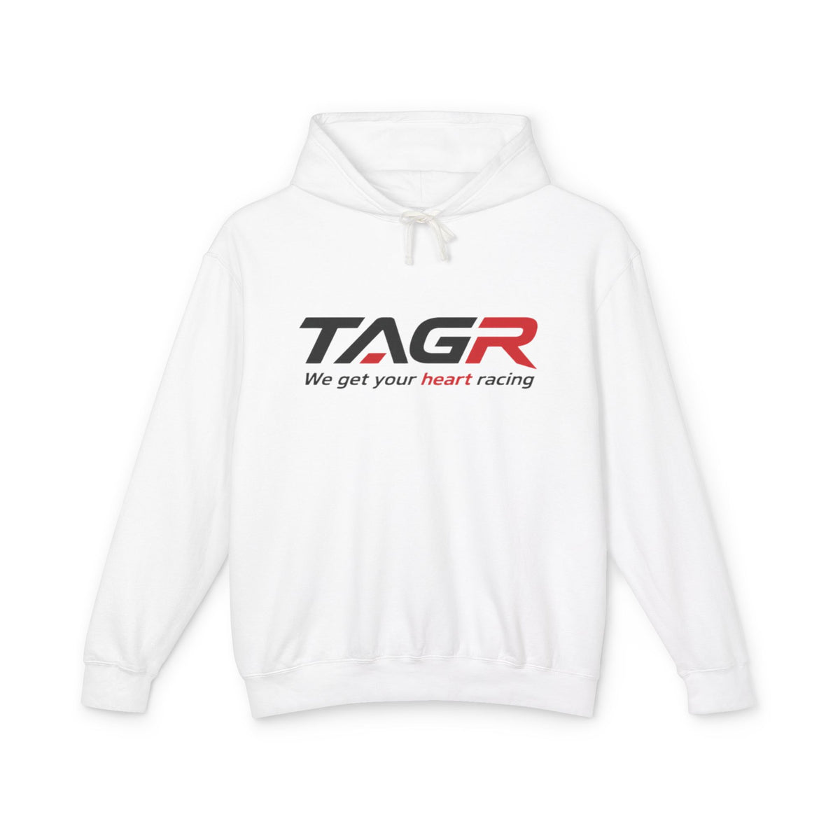 Racing Car Graphic Hoodie | TAGR logo, Built for Speed sweatshirt