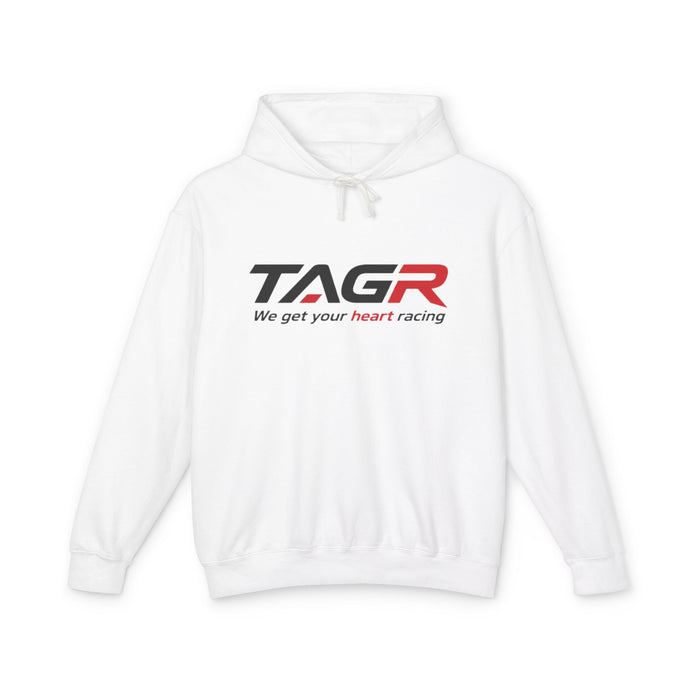 Racing Car Graphic Hoodie | TAGR logo, Built for Speed sweatshirt